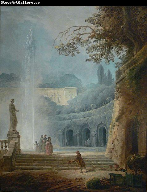 Hubert Robert Robert The Fountain Kimbell